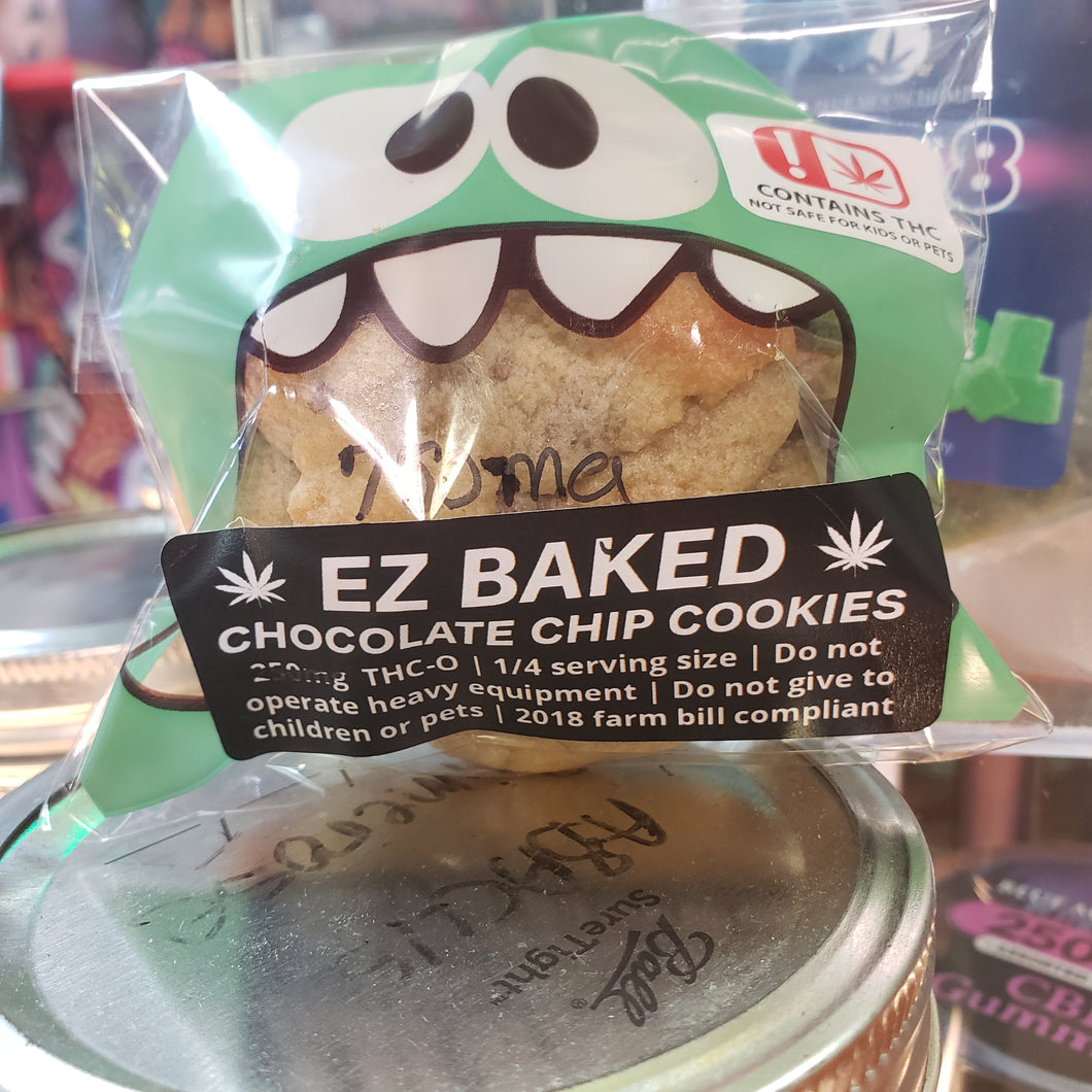 Ez baked chocolate chip cookie